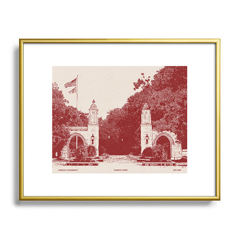 Society6 Design Studio sample gates Metal Framed Art Print