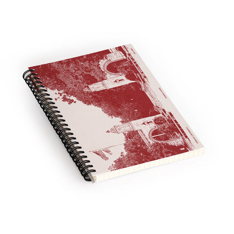 Society6 Design Studio sample gates Spiral Notebook