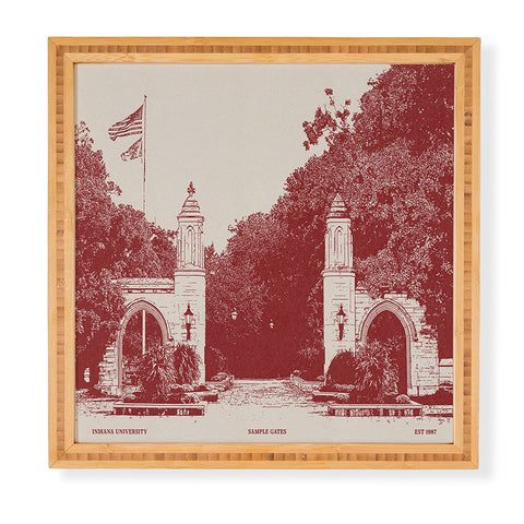 Society6 Design Studio sample gates Framed Wall Art