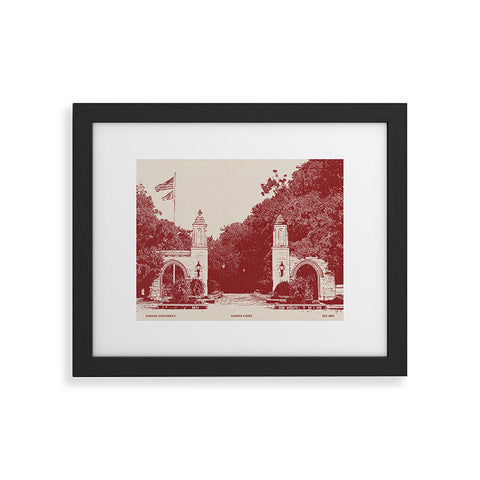 Society6 Design Studio sample gates Framed Art Print