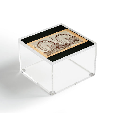 Society6 Design Studio Stereograph Ferris Wheel in Chicago between Fairs 1896 Acrylic Box