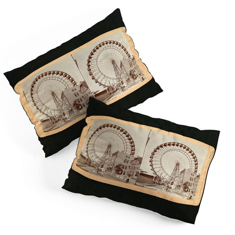 Society6 Design Studio Stereograph Ferris Wheel in Chicago between Fairs 1896 Pillow Shams