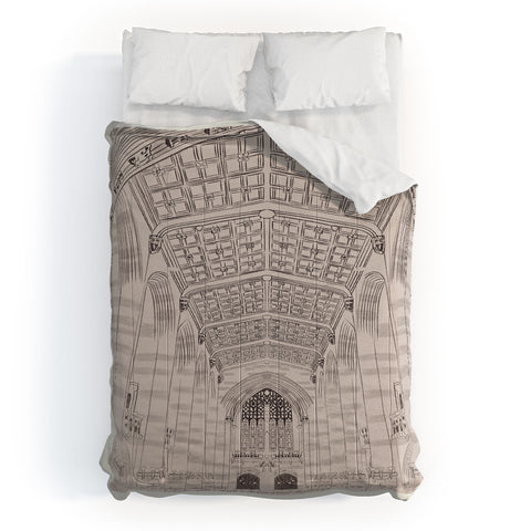 Society6 Design Studio Sterling Memorial Library Comforter