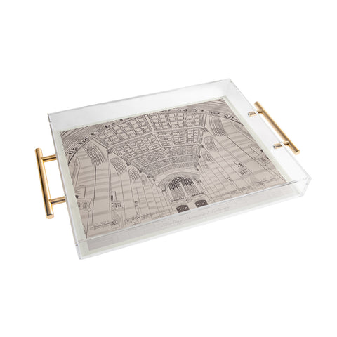 Society6 Design Studio Sterling Memorial Library Acrylic Tray