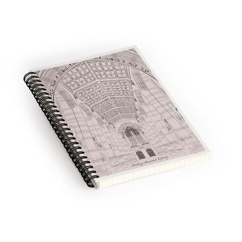 Society6 Design Studio Sterling Memorial Library Spiral Notebook
