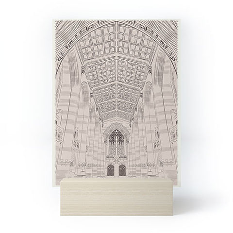 Society6 Design Studio Sterling Memorial Library Mini Art Print