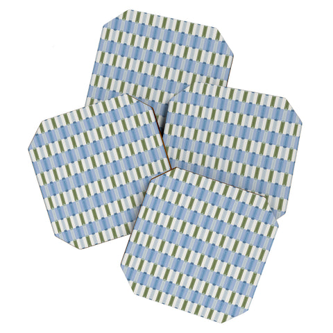Society6 Design Studio Stripe Block Ice Water Coaster Set