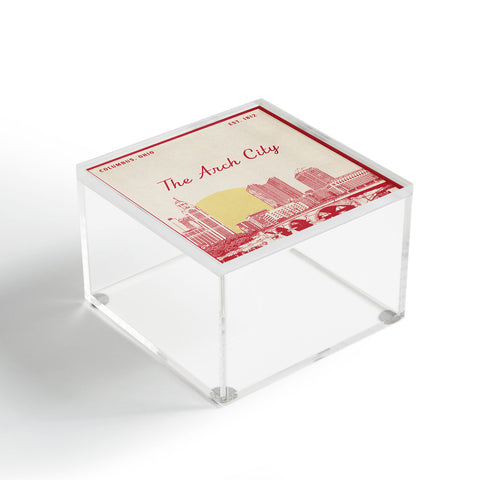 Society6 Design Studio The Arch City Acrylic Box