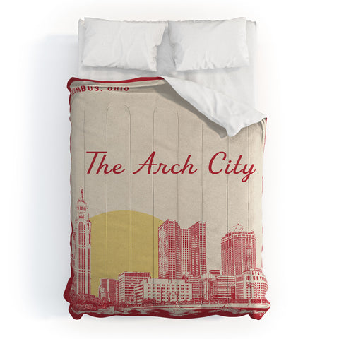 Society6 Design Studio The Arch City Comforter