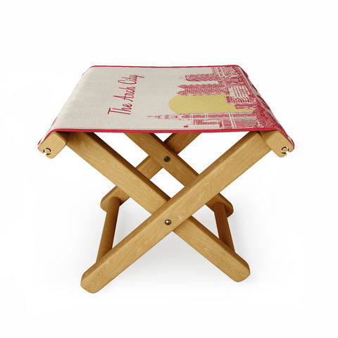 Society6 Design Studio The Arch City Folding Stool