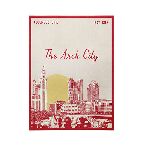 Society6 Design Studio The Arch City Poster
