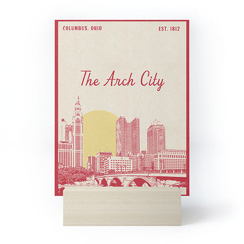 Society6 Design Studio The Arch City Mini Art Print