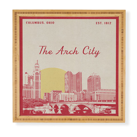 Society6 Design Studio The Arch City Framed Wall Art