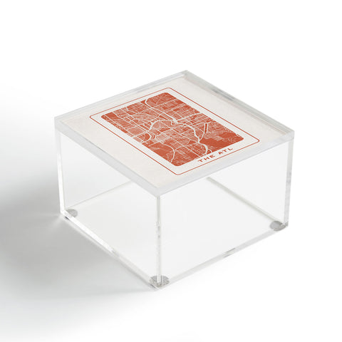 Society6 Design Studio The ATL City Map Acrylic Box