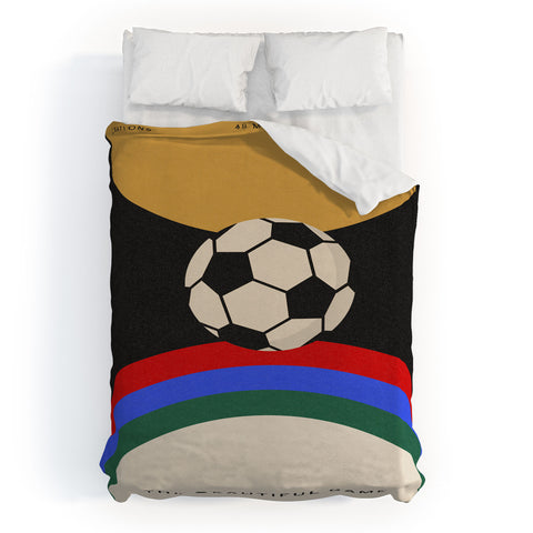 Society6 Design Studio The Beautiful Game Duvet Cover
