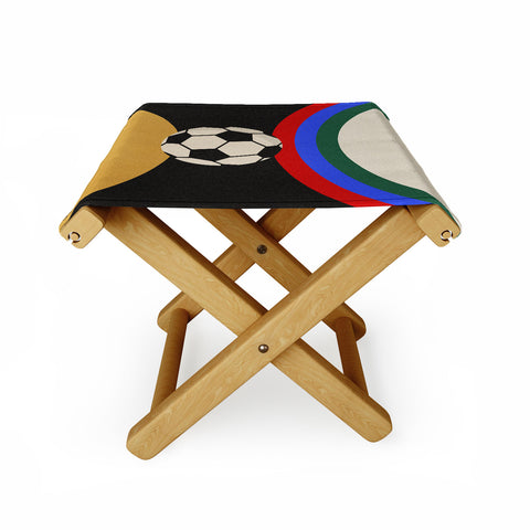 Society6 Design Studio The Beautiful Game Folding Stool