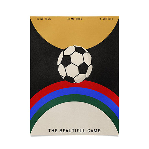 Society6 Design Studio The Beautiful Game Poster
