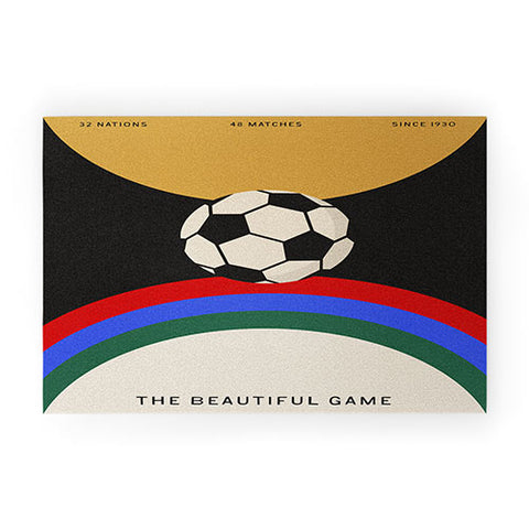 Society6 Design Studio The Beautiful Game Welcome Mat