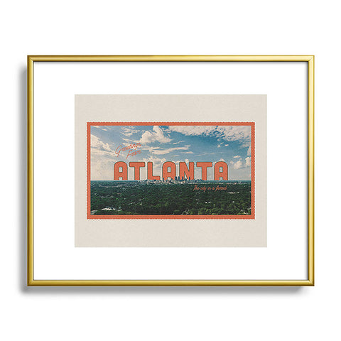 Society6 Design Studio The City in a Forest Metal Framed Art Print