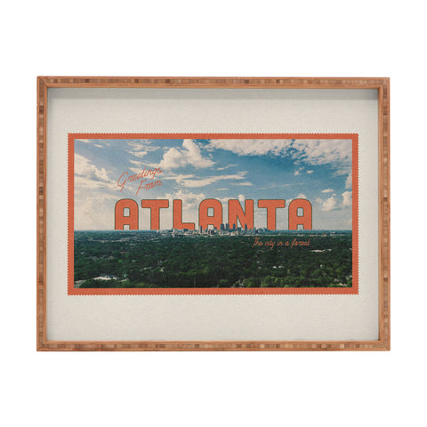 Society6 Design Studio The City in a Forest Rectangular Tray