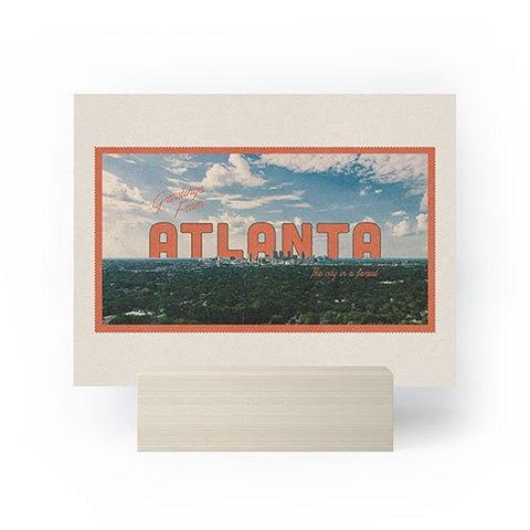 Society6 Design Studio The City in a Forest Mini Art Print