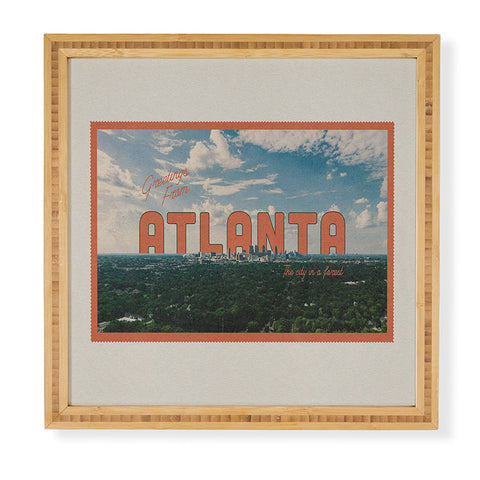 Society6 Design Studio The City in a Forest Framed Wall Art