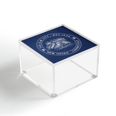 Society6 Design Studio The Elm City Seal Acrylic Box