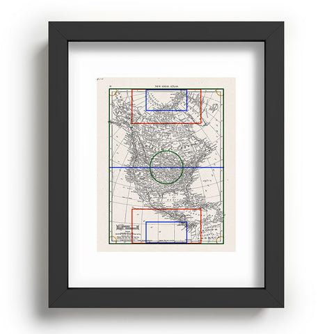Society6 Design Studio Three Nations One Pitch Recessed Framing Rectangle