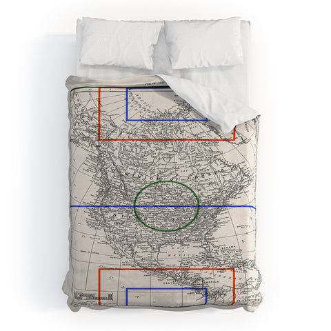 Society6 Design Studio Three Nations One Pitch Duvet Cover