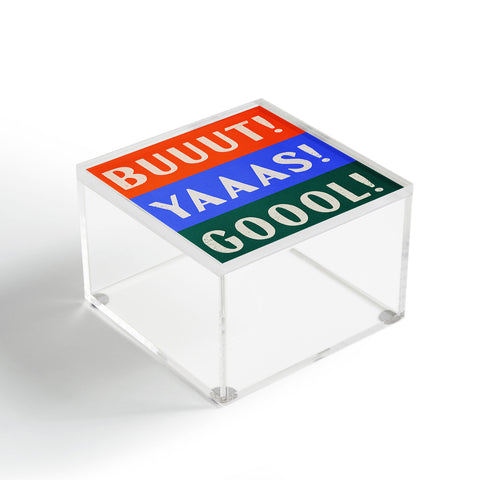 Society6 Design Studio Trilingual Goal Acrylic Box