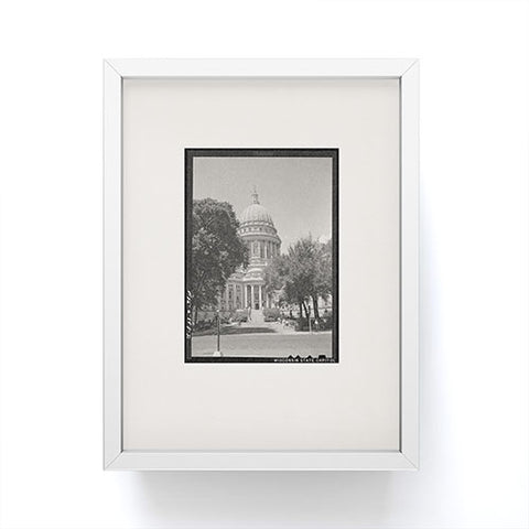 Society6 Design Studio Wisconsin State Capitol Framed Mini Art Print