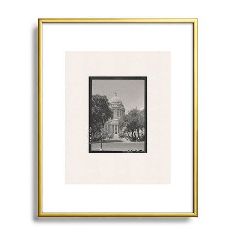 Society6 Design Studio Wisconsin State Capitol Metal Framed Art Print