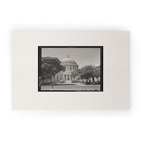 Society6 Design Studio Wisconsin State Capitol Welcome Mat