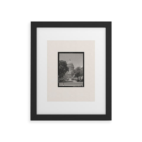 Society6 Design Studio Wisconsin State Capitol Framed Art Print