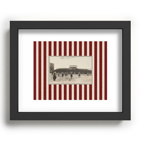 Society6 Design Studio Womens Soccer Game Recessed Framing Rectangle