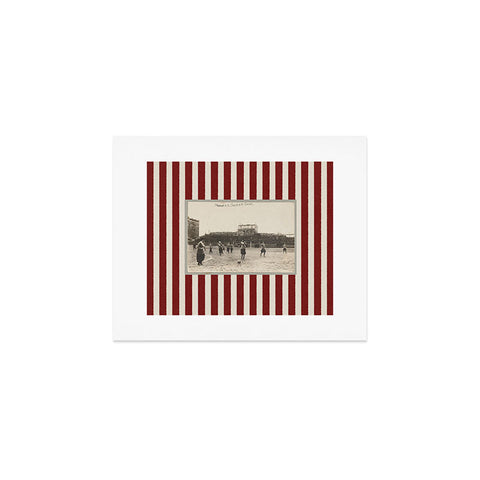 Society6 Design Studio Womens Soccer Game Art Print
