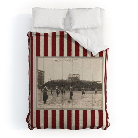 Society6 Design Studio Womens Soccer Game Comforter