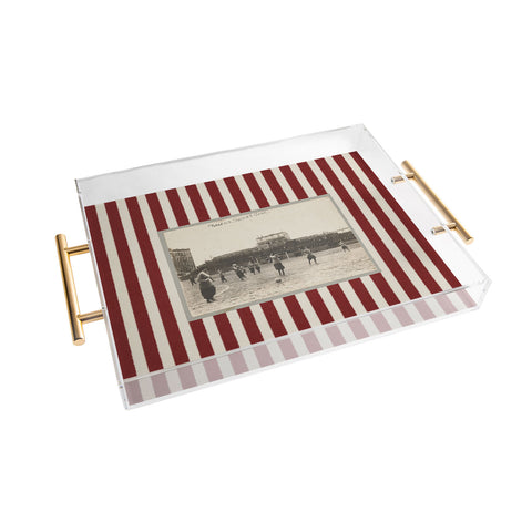 Society6 Design Studio Womens Soccer Game Acrylic Tray