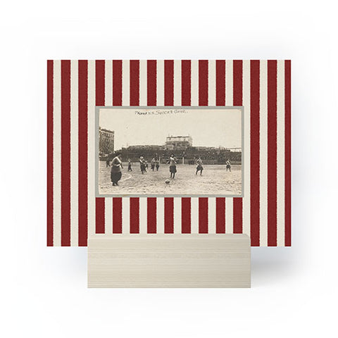 Society6 Design Studio Womens Soccer Game Mini Art Print
