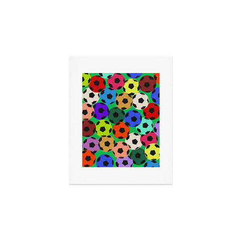 Society6 Design Studio World Cup Football Rainbow Art Print