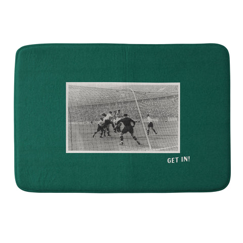 Society6 Design Studio World Cup Get In Memory Foam Bath Mat