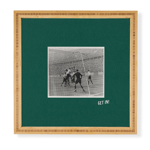 Society6 Design Studio World Cup Get In Framed Wall Art