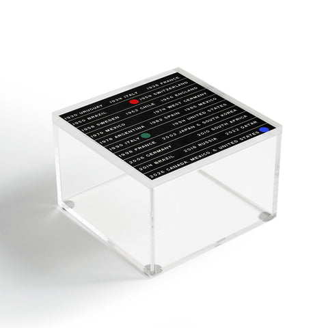 Society6 Design Studio World Cup Since 1930 Acrylic Box