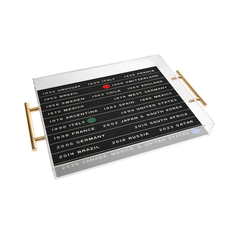 Society6 Design Studio World Cup Since 1930 Acrylic Tray