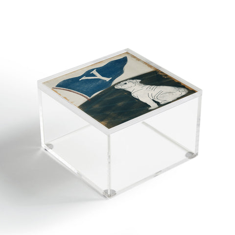 Society6 Design Studio Y Pennant Bulldog Acrylic Box