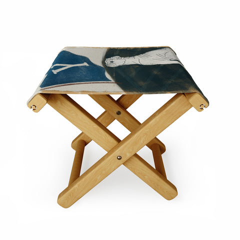 Society6 Design Studio Y Pennant Bulldog Folding Stool