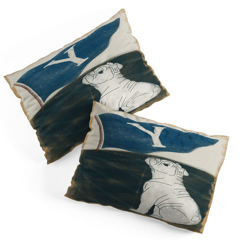 Society6 Design Studio Y Pennant Bulldog Pillow Shams
