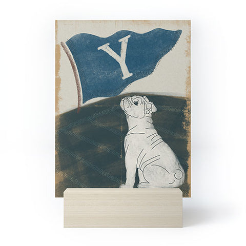 Society6 Design Studio Y Pennant Bulldog Mini Art Print