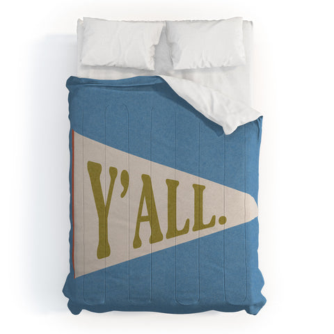 Society6 Design Studio Yall Pennant Comforter