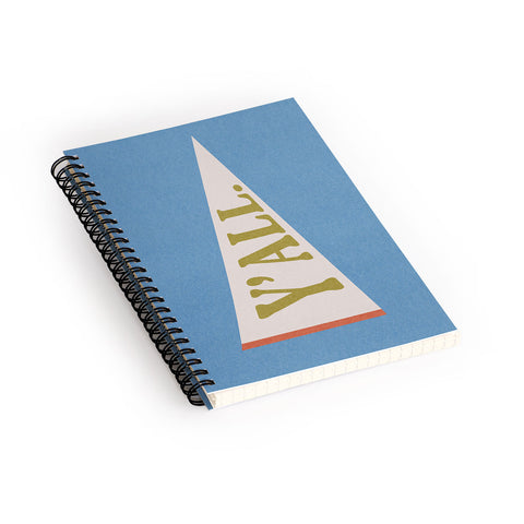 Society6 Design Studio Yall Pennant Spiral Notebook